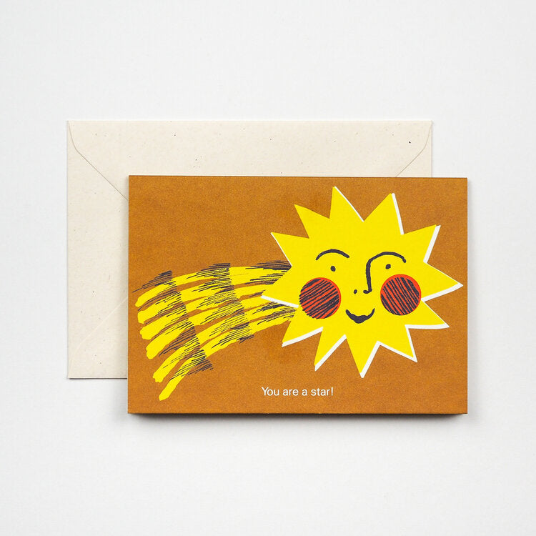 You Are A Star Greetings Card